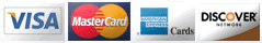 Credit cards accepted